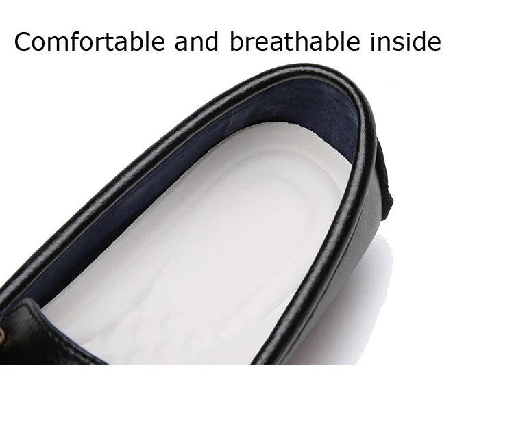 White Loafers for Men Size 48 Slip on Shoes Driving Flats Casual Moccasins for Men Comfy Male Loafers