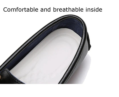 White Loafers for Men Size 48 Slip on Shoes Driving Flats Casual Moccasins for Men Comfy Male Loafers