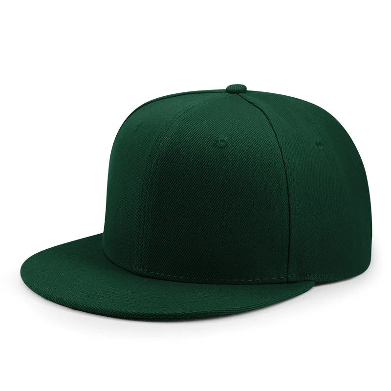 Man Plus Size Baseball Caps Adult Flat Peak Hip Hop Fitted Hat Men Women Large Size Snapback Cap size 6 3/4 to size 8