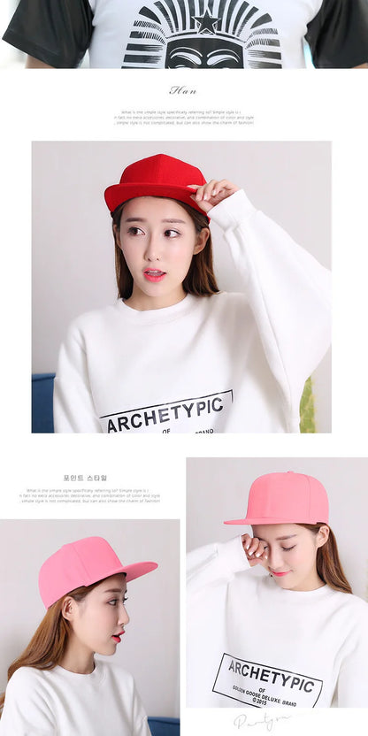 Man Plus Size Baseball Caps Adult Flat Peak Hip Hop Fitted Hat Men Women Large Size Snapback Cap size 6 3/4 to size 8
