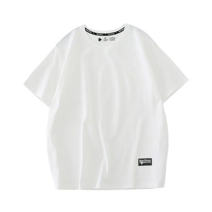 Women 100% Cotton T shirts Female Green Fashion Oversized Streetwear Short Sleeve Tees Tops for Summer WT2201