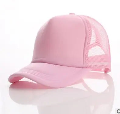 Free Custom Brand LOGO Text Design Personality DIY Trucker Hat AD Baseball Cap Men Women Blank Mesh Adjustable Hat