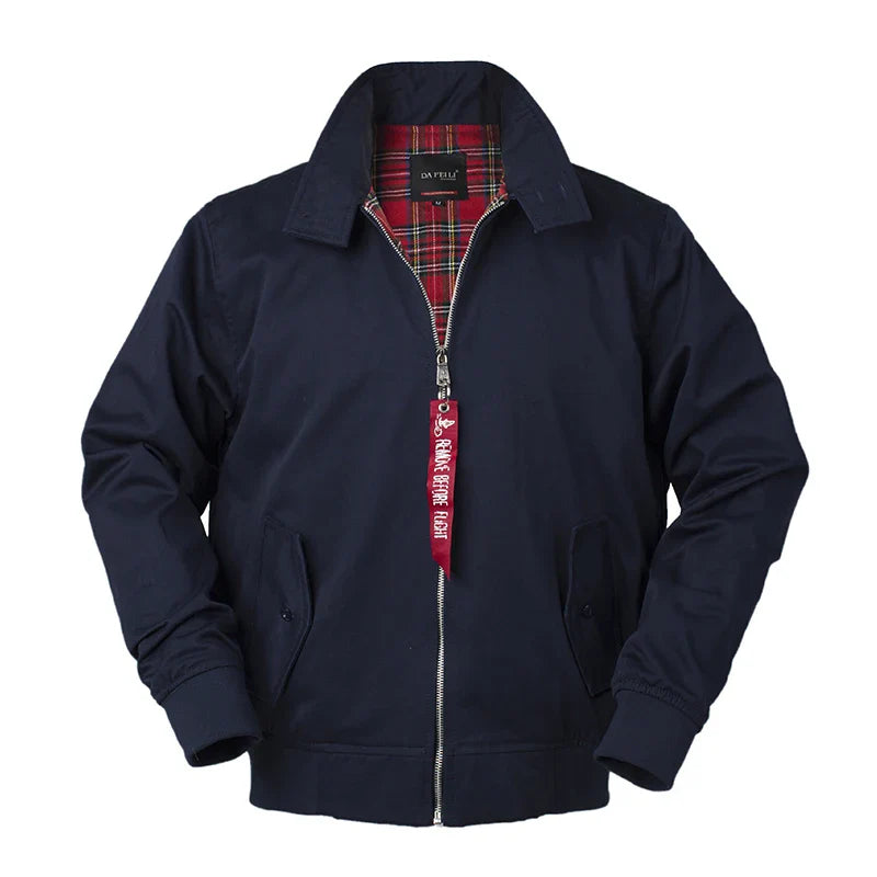2025 Chamarras Para Hombre European Solid Classic Retro Vintage Bomber Jacket Men Windbreaker Streetwear Trendy Coats