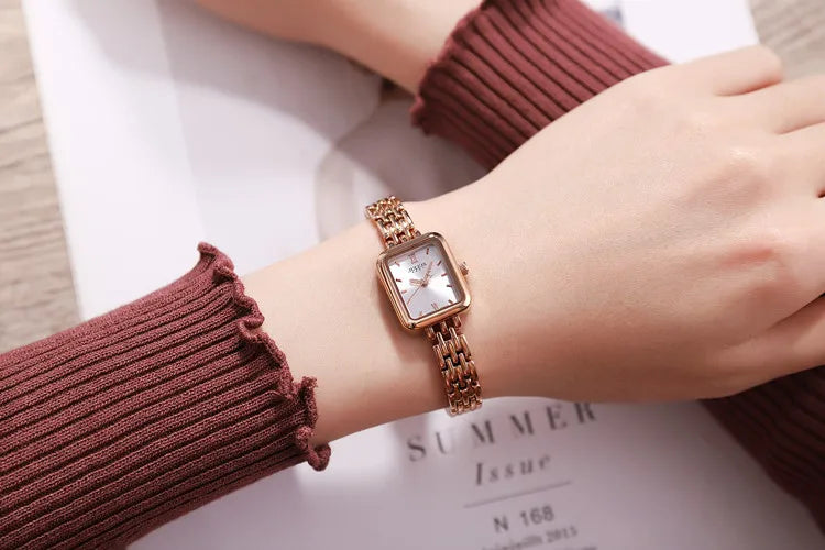Top Julius Mini Lady Women's Watch Japan Quartz Elegant Fashion Hours Clock Dress Bracelet Chain School Girl's Birthday Gift