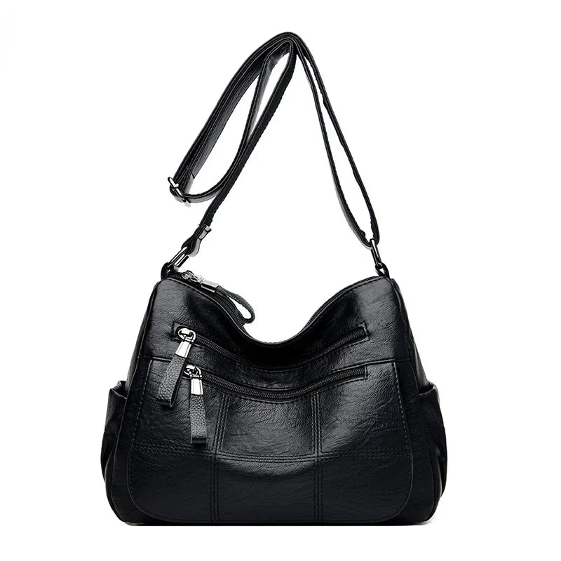 High Quality Leather Luxury Handbags Ladies Bag Designer Shoulder Crossbody Bags For Women 2024 New Bolsa Feminina Sac A Main