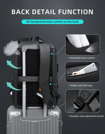 Brand Laptop Backpack Anti-theft Waterproof School Backpacks USB Charging Men Business Travel Bag Backpack New Design