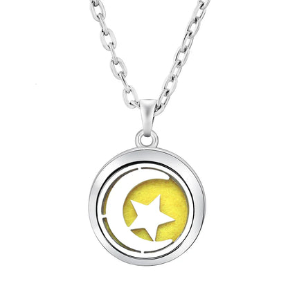 New Stainless Steel Fashion Tree Of Life  Aromatherapy Necklace Essential Oil Diffuser Perfume Locket Pendant Women Jewelry Gift