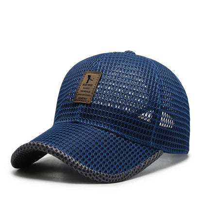 Unisex Men fishing Baseball Caps Women Breathable Mesh Snapback Hats