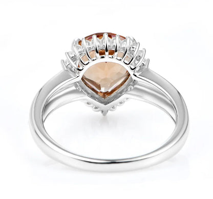 Diaspore изменение цвета Silver Rings for Women Wedding Silver Jewelrys 3 Carats Created Diaspore Color Change Fine Jewelry