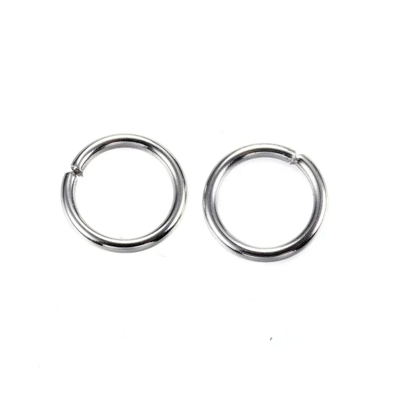 304 Stainless Steel Jump Rings Close Unsoldered Jump Rings for Jewelry Accessories Lovers 4mm 5mm 6mm 7mm 8mm 9mm 10mm
