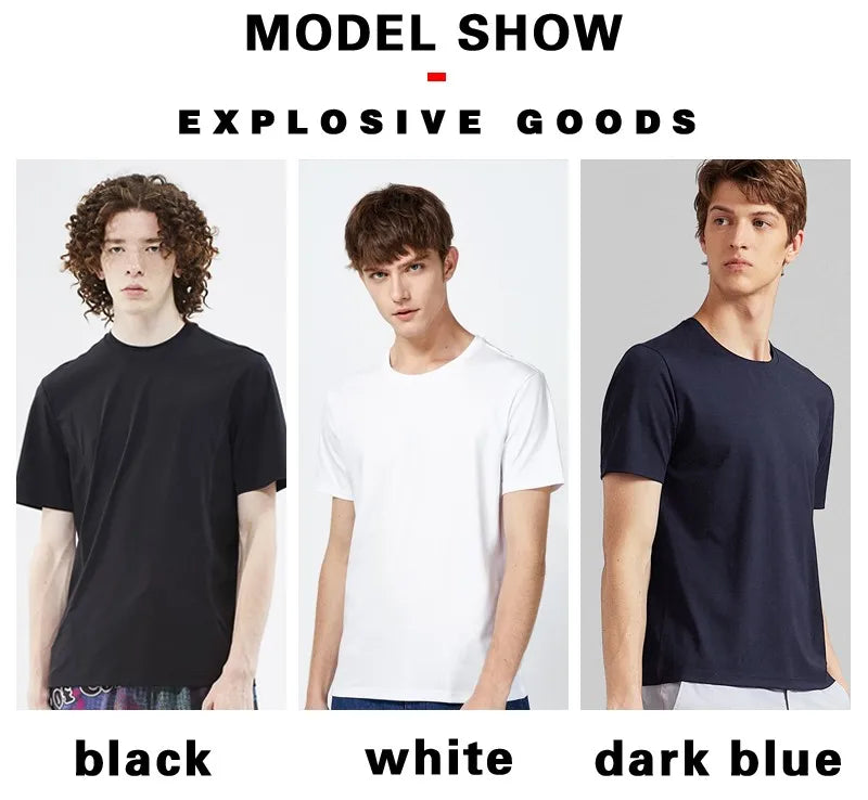 U.S.A New York USA City Street Printed T-Shirts For Men Loose Oversized T Shirt Fashion Breathable Short Sleeve Cotton Clothing