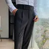 Support Customization of One Item Summer Men's Casual Trend Straight Leg Pants Fashionable and Cool Men's Loose Pants