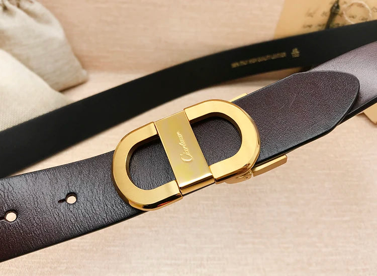 2026 Ciartuar official store new design belt high quality for men genuine leather first layer luxry buckle