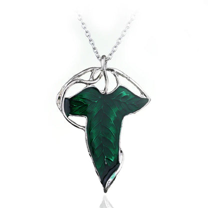 Lord Rings Arwen Evenstar Necklace The Elves Princess Fashion Crystal Cubic Zirconia Stone Pendant For Women Wedding Gifts