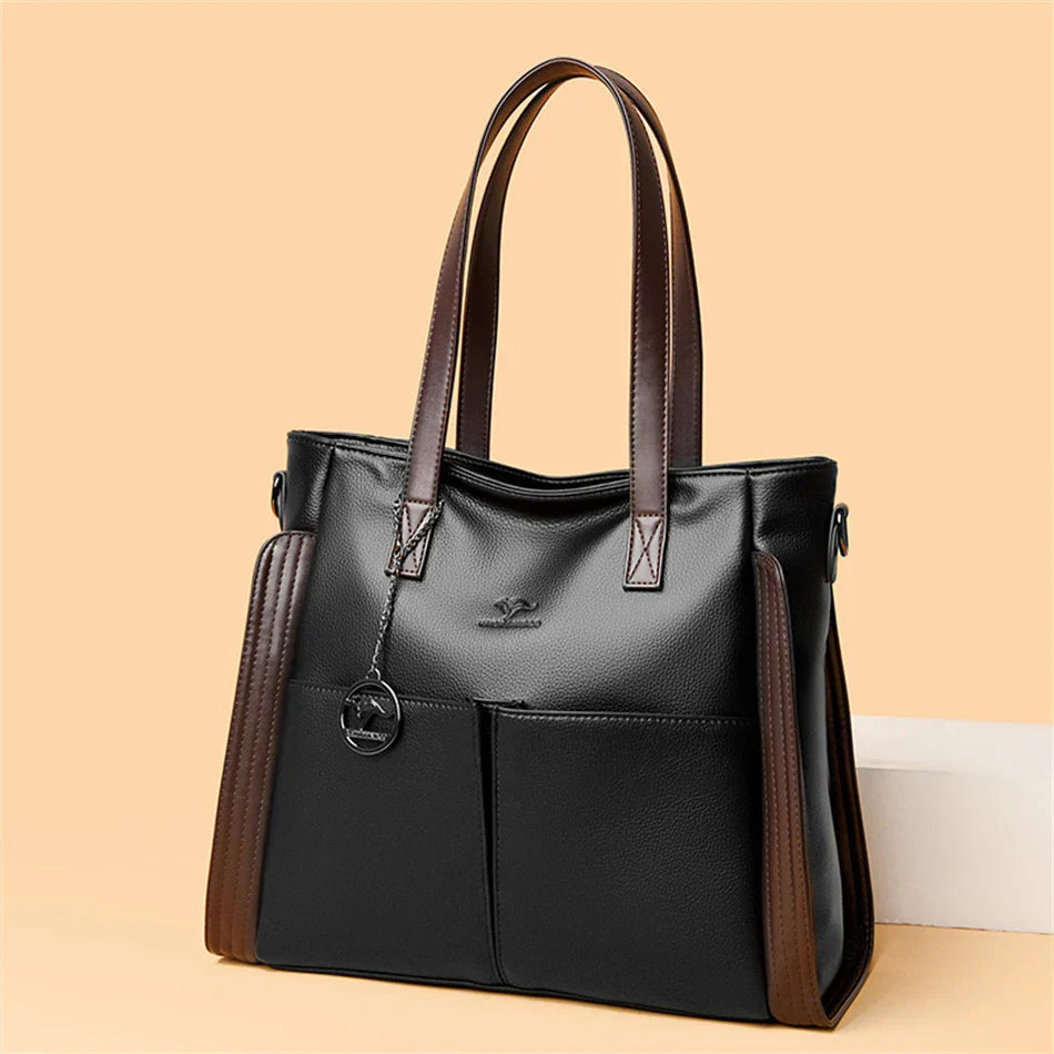 Women Fahsion Tote Bag Handbag Purses Large Luxury Designer Shopper Bag Soft Leather Branded Shoulder Crossbody Messenger Bag