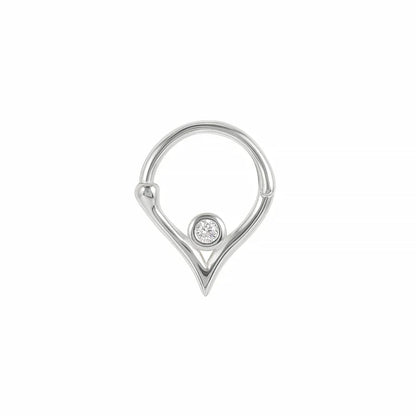 Multible Crystal Hoop Earrings for Women 2021 925 Sterling Silver Ear Nose Jewelry Earrings Heart Round joyas de plata 925