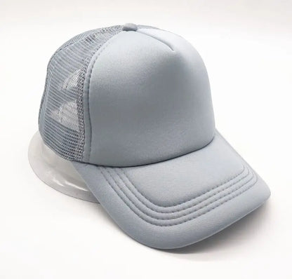Free Custom Brand LOGO Text Design Personality DIY Trucker Hat AD Baseball Cap Men Women Blank Mesh Adjustable Hat