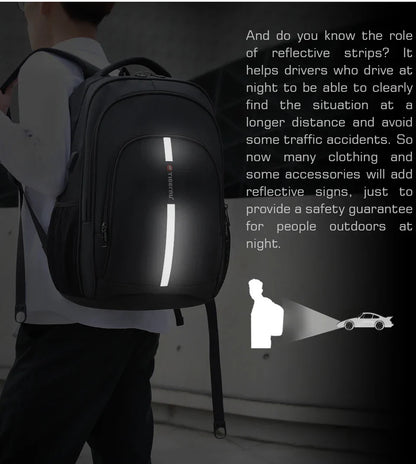 Large Capacity Backpack 15.6inch Laptop Backpack Anti Theft Men Backpack College Schoolbag Travel Backpack Bag For Men