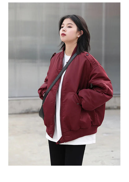 Spring Autumn Women's Solid Color Loose Long Sleeve T-shirt O-neck Basic Top Bottomed Shirt Casual  Tshirt Woman Female