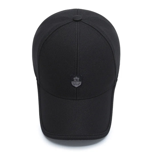 Men Fashion Wild Sunshade Sun Protection Black Baseball Cap For Winter Women Sport Cotton Warm Hats Male Kpop Bone Unisex C35