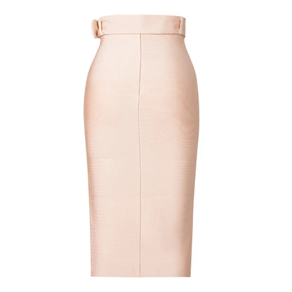 Sexy Bodycon Women's High Waist Bandage Skirt Knee Length Midi Pencil Office Party Club Elegant Skirts Clothing