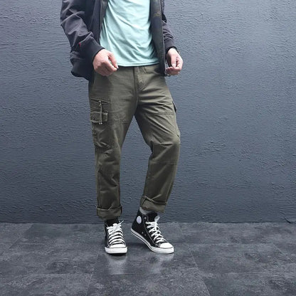 Big Size Men's Tactical Trousers Loose Casual Pants Running Overalls Men's Sweatpants Sports Hiking Outdoor Clothes Work Pants