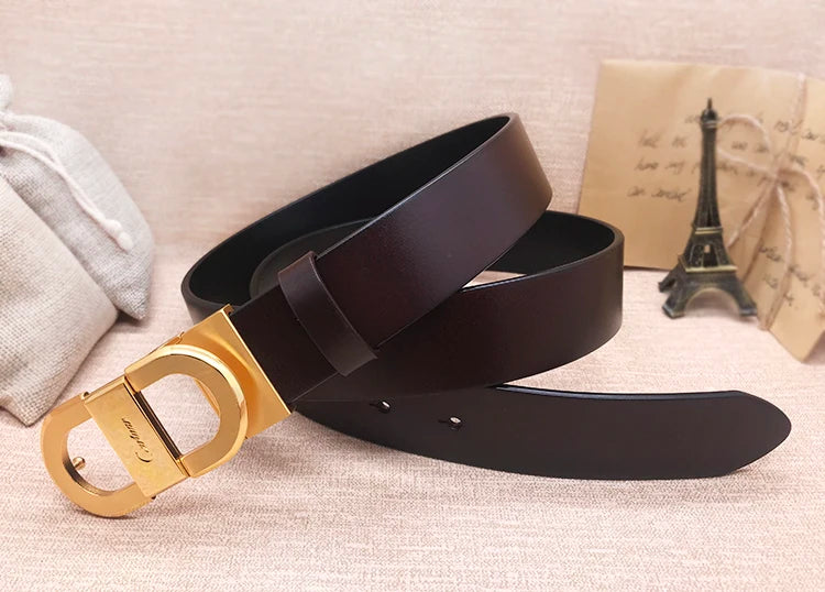 2026 Ciartuar official store new design belt high quality for men genuine leather first layer luxry buckle