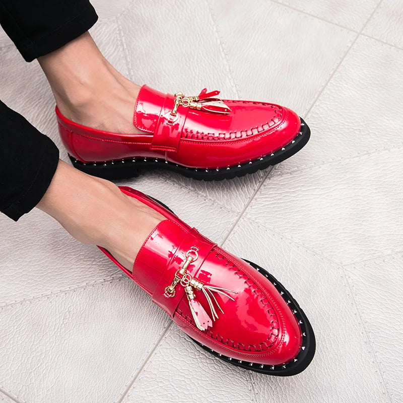 Men loafers Mens loafers leather Man shoes leather tassel Mocassin homme Calzado hombre Zapatos de hombre Men shoes