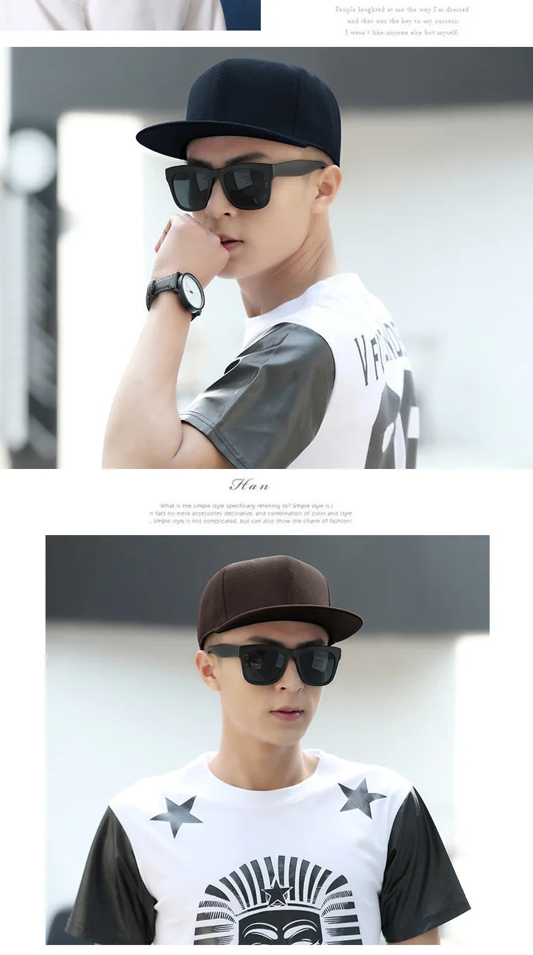 Man Plus Size Baseball Caps Adult Flat Peak Hip Hop Fitted Hat Men Women Large Size Snapback Cap size 6 3/4 to size 8
