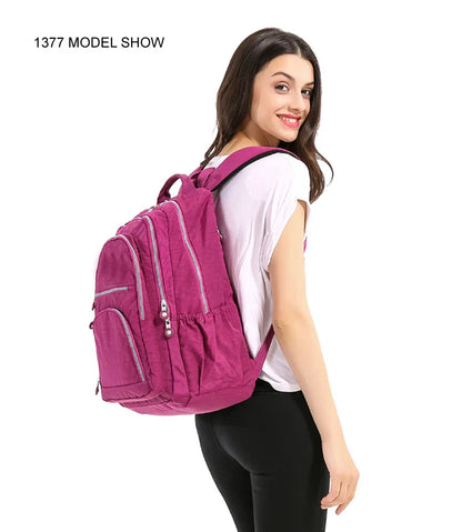 Aesthetic School Backpacks for Teenagers Girl 2024 Nylon Waterproof Travel BackPack Purse Women Laptop Bagpack Mochila