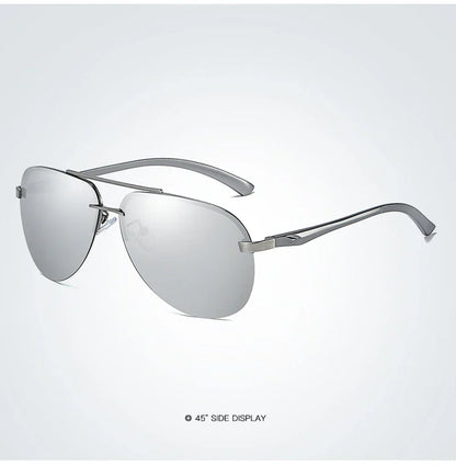 New Polarized Men Sunglasses Classic Driving Sun Glasses Metal Frame Mirror Lens Sunglasses Men/Women