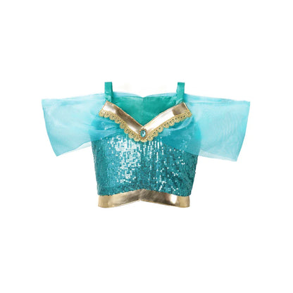 Jasmine Princess Dress Princess Dress Up Of Aladdin The Magic Lamp Costume Girls Birthday Party Halloween Fantasy Top Pants