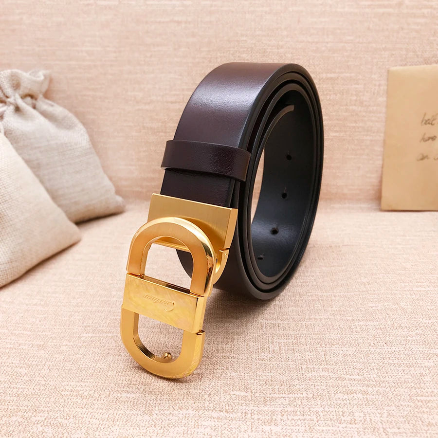 2026 Ciartuar official store new design belt high quality for men genuine leather first layer luxry buckle