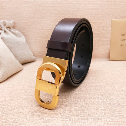 2026 Ciartuar official store new design belt high quality for men genuine leather first layer luxry buckle