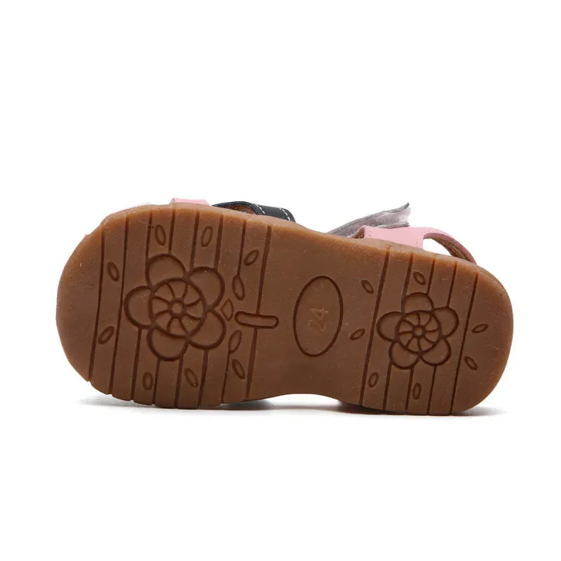 Girl Sandals kids closed toe princess shoes for summer 3-7years older