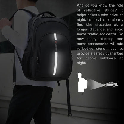 Large Capacity Backpack 15.6inch Laptop Backpack Anti Theft Men Backpack College Schoolbag Travel Backpack Bag For Men