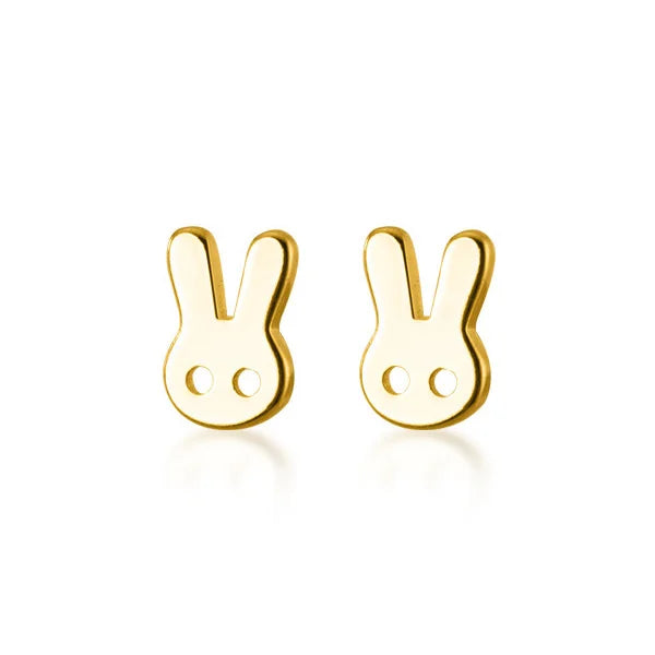 Real 100% 925 Sterling Silver Cute Sweet Hollow Mini Small Flower Geometric Stud Earrings for Women Korean Fine Jewelry