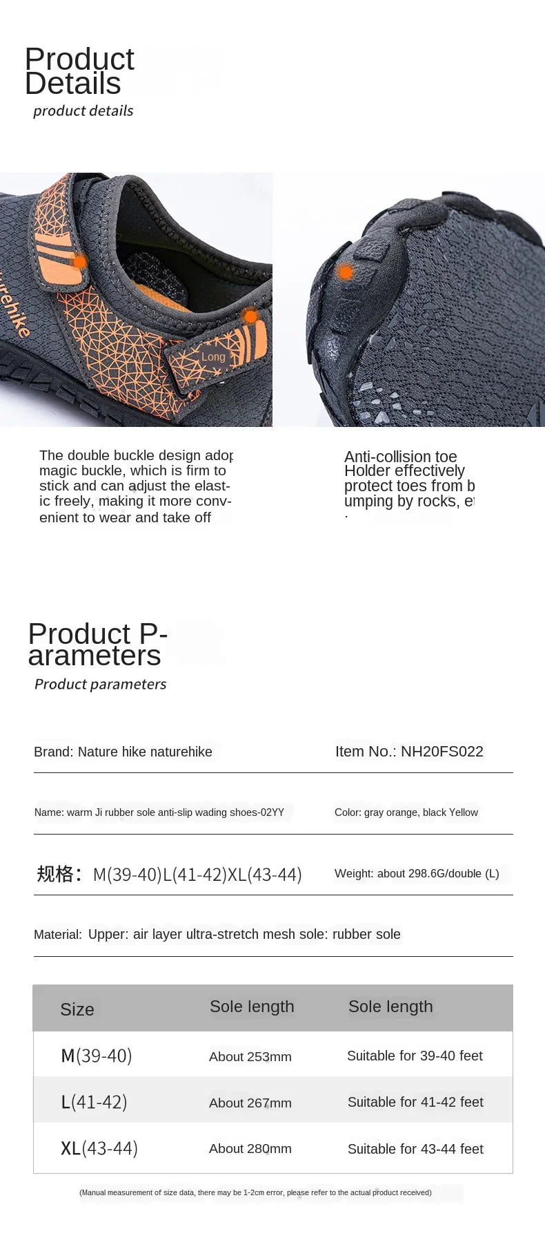 Wading Shoes Quick-Dry Water Shoes Breathable Aqua Upstream Shoes Antiskid Outdoor Sports Shoes Beach Pool Sneakers