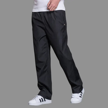 Spring Summer Men's Sportwear Casual Mens Joggers Pants Loose Straight Trousers Large Size Sweatpants Fashion Tracksuit Men