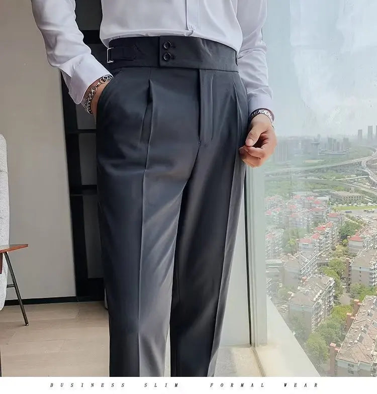 Support Customization of One Item Summer Men's Casual Trend Straight Leg Pants Fashionable and Cool Men's Loose Pants