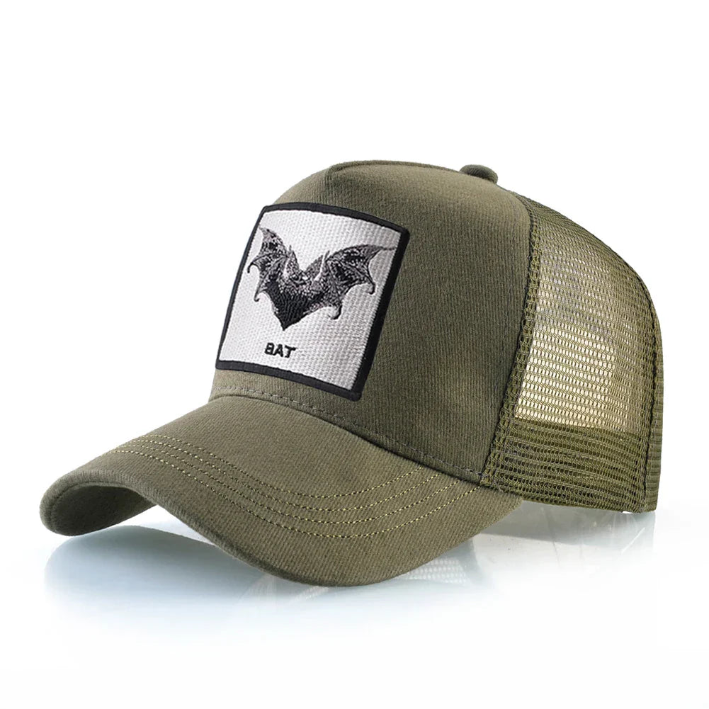 Baseball Cap With Bat Embroidery Four Seasons Snapback Trucker Caps Men Women Fashion Hip Hop Baseball Hat Outdoor Visor Caps