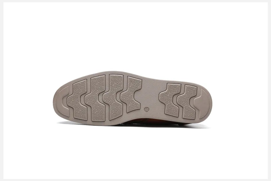 Sapatos Sociais Masculinos de Couro Genuíno Sapatos Casuais Confortáveis Masculinos Sapatos de Trabalho de Escritório Elegantes com Cadarço Masculinos