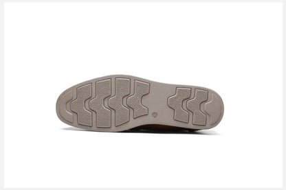 Sapatos Sociais Masculinos de Couro Genuíno Sapatos Casuais Confortáveis Masculinos Sapatos de Trabalho de Escritório Elegantes com Cadarço Masculinos