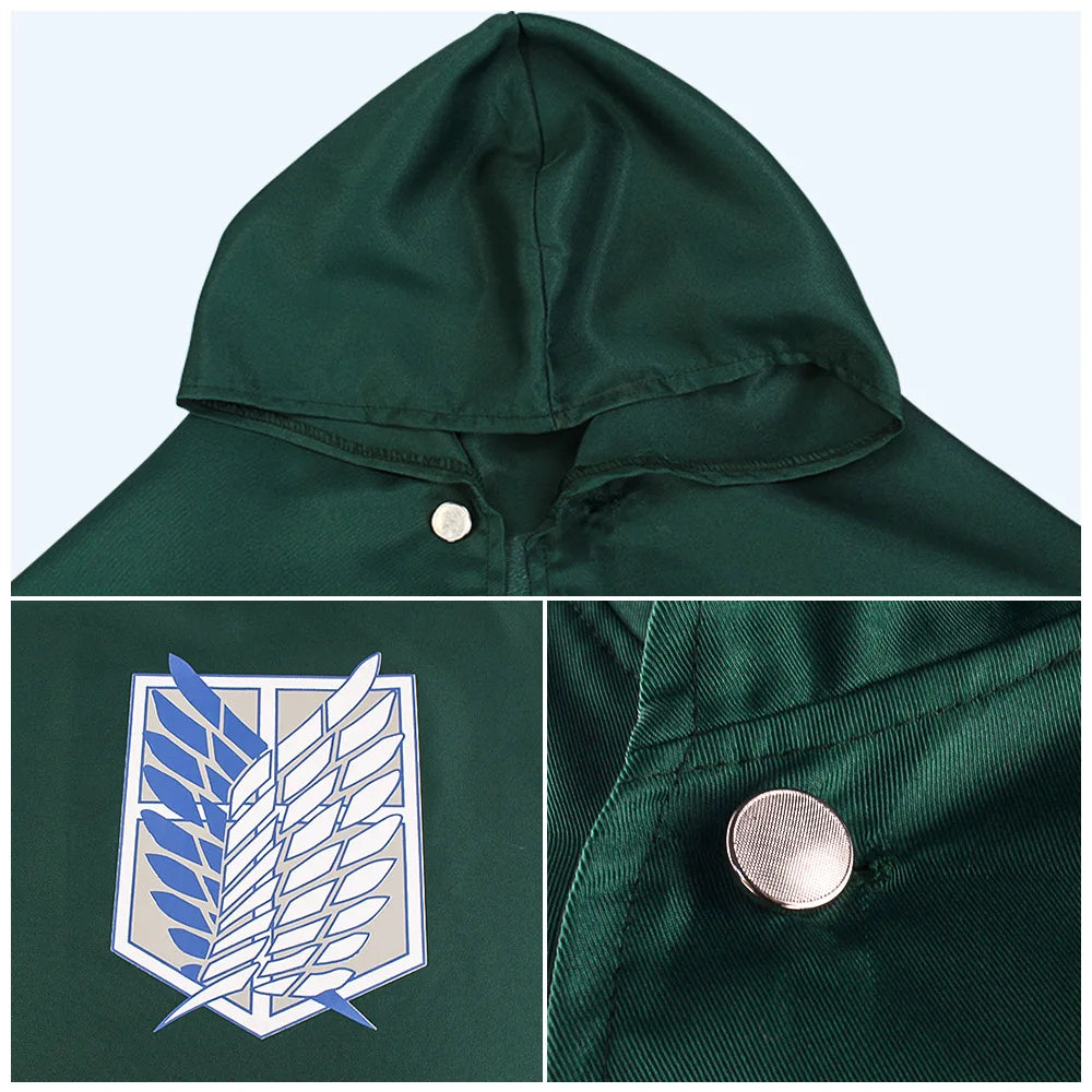 Cosplay Anime Levi Ackerman Mikasa Ackerman Cosplay Costume Eren Jaeger Outfits Hange Zoe Cosplay Costume AOT Full Set