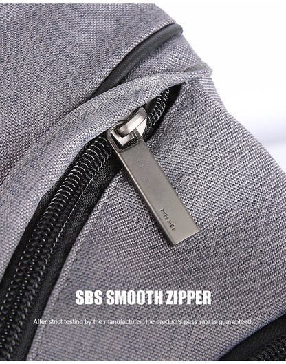 Men One Shoulder Backpack Women Sling Bag Crossbody USB Boys Cycling Sports Travel Versatile Fashion Student School