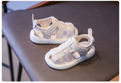 Summer Children Light-up Toddler Shoes New Bunny Soft-soled Roman Shoes Baby's Footwear Sandals Kids Shoes Girl with LED G12191