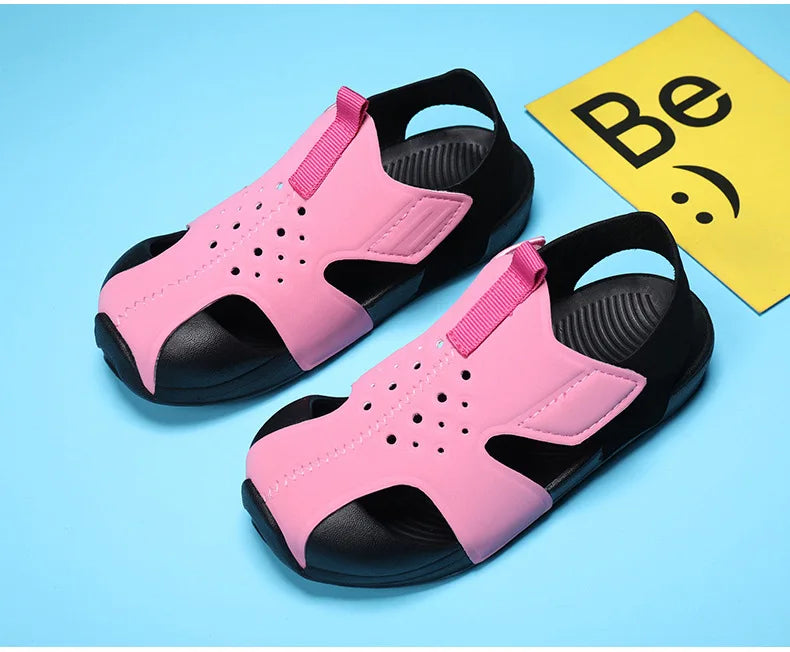 Children Functional Sandals Kids Fashion Airplane Shoes Summer New Baby Beach Shoes  Boys and Girls Cool Barefoot Sandals