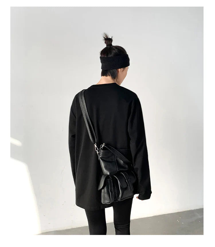 Spring Autumn Women's Solid Color Loose Long Sleeve T-shirt O-neck Basic Top Bottomed Shirt Casual  Tshirt Woman Female
