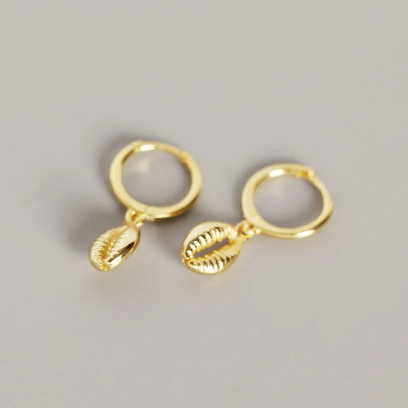 Real 100% 925 Sterling Silver Punk Hip-Hop Link Chain Gothic Studs Earrings for Fashion Women Jewelry Accessories 2022