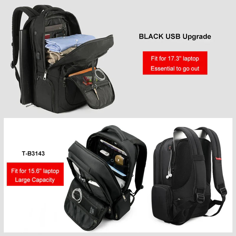 Waterproof Nylon Backpack Female Men's Backpack For 15.6 Laptop Notebook Bag Mochilas School Backpacks Bag Male Knapsack